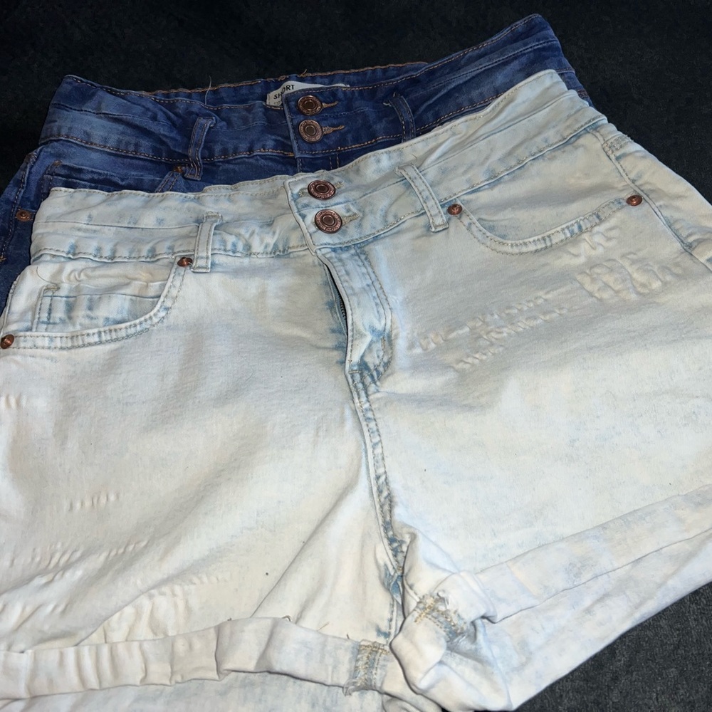 Cotton on shorts light and dark wash - Picture 4 of 5